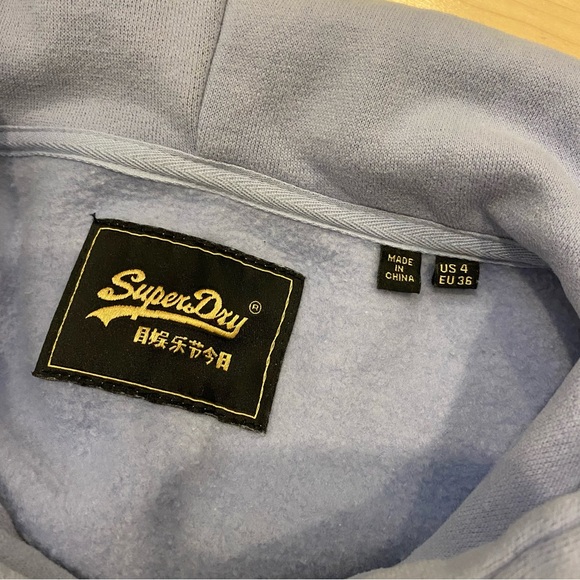 Superdry hoody lilac 4 - Picture 2 of 11